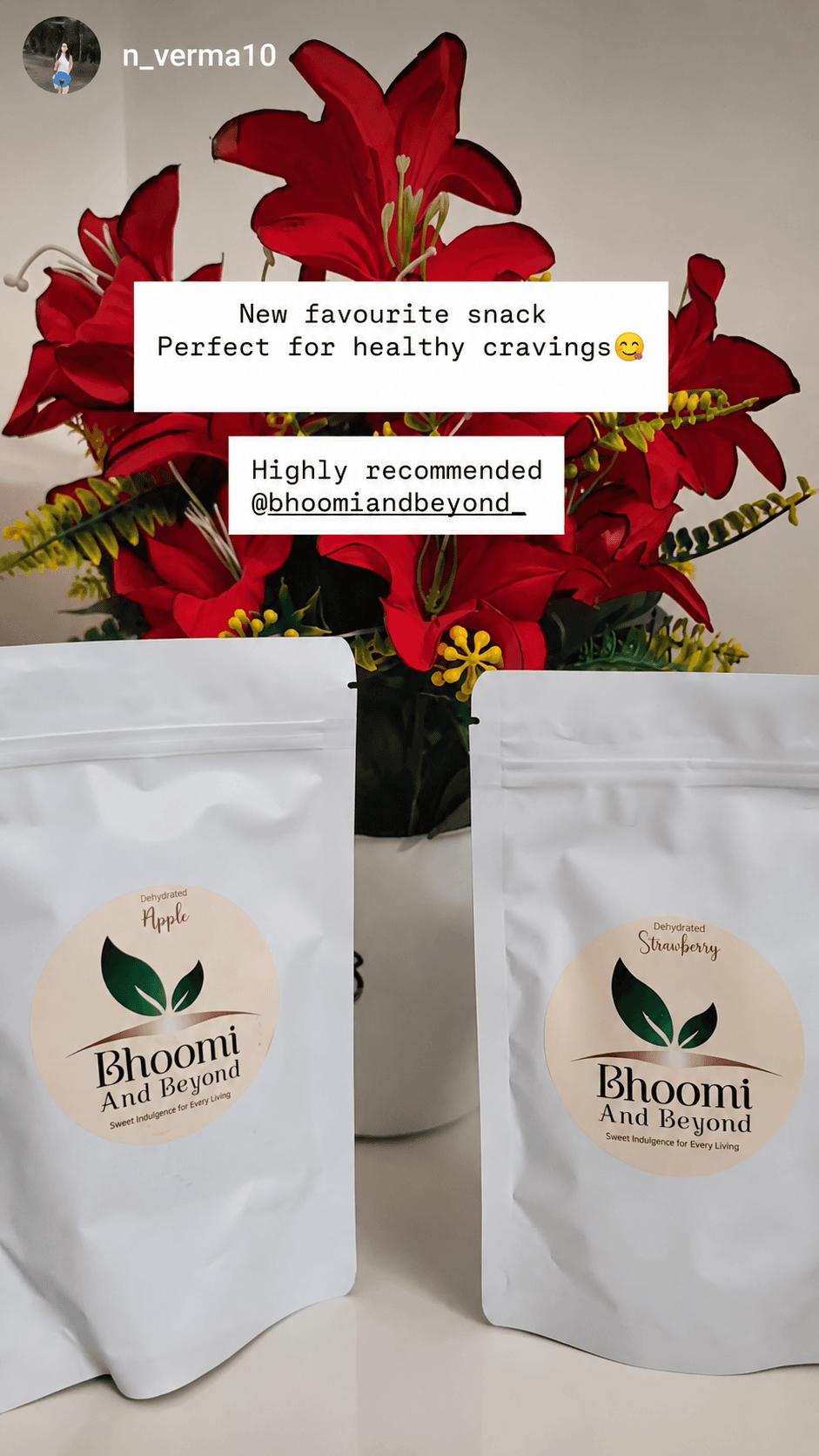 @_shrutiiverma15_ — Dehydrated Pineapple and Kiwi pouches, good quality fresh taste